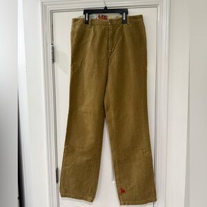 Lindland’s San Francisco Horizontal Corduroy Straight-Leg Pants